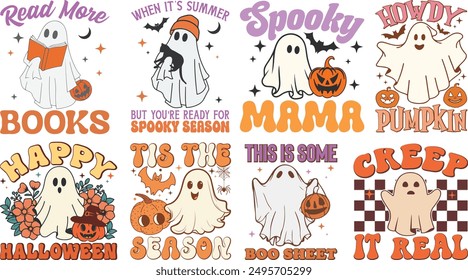 Halloween Ghost Sublimation design bundle