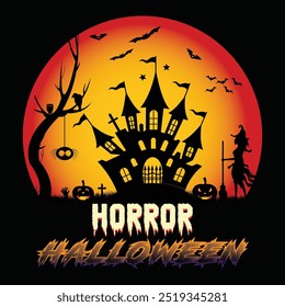 Halloween Ghost T-Shirt Design Vector Images