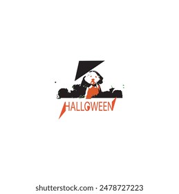 Halloween ghost vector animals graphic style art work illustration vector design card halloween icon
