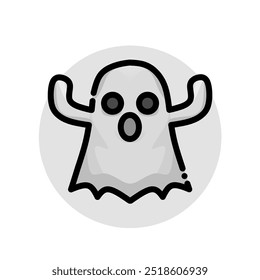 Halloween Ghost Vector for design