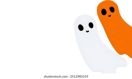 Halloween ghost vector illustration ,useful for banner,product,printing and celebration