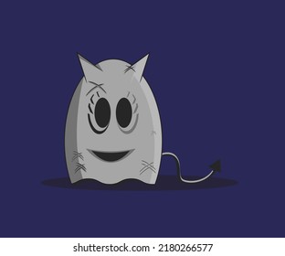 halloween ghost vector pumkin and white ghost