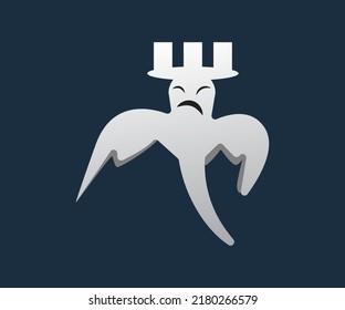 halloween ghost vector pumkin and white ghost
