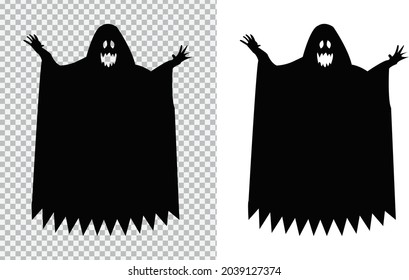 Halloween  ghost Vector silhouette design png
