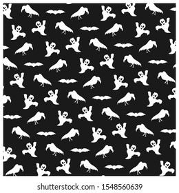 halloween ghost wallpaper background pattern