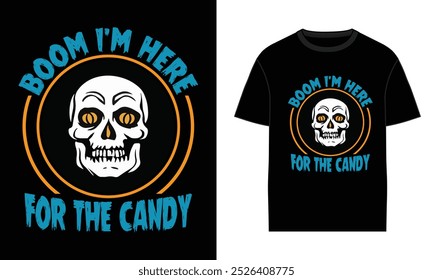 Halloween ghostly graphic t shirt design 