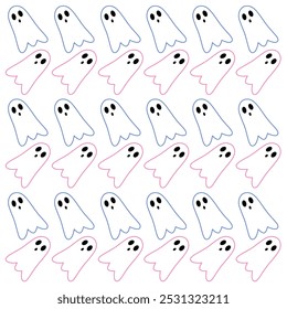 HALLOWEEN FANTASMAS DESIGN PADRÃO TEXTURA FUNDO