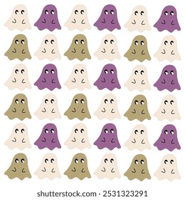 HALLOWEEN GHOSTS DESIGN PATTERN TEXTURE BACKGROUND