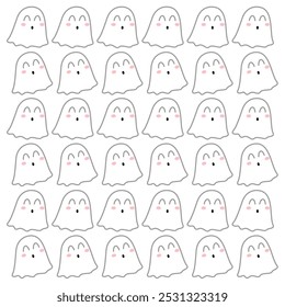 HALLOWEEN GHOSTS DESIGN PATTERN TEXTURE BACKGROUND