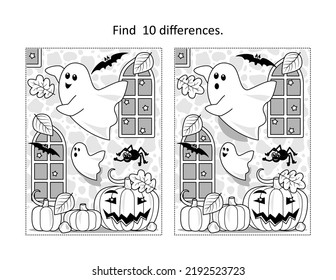 1,263 Halloween spot difference Images, Stock Photos & Vectors ...