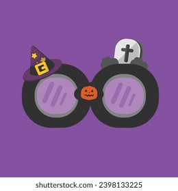 A Halloween glasses icon for sale is a digital image of a pair of Halloween-themed glasses that can be purchased and used on websites, apps, and other digital products.