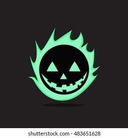 Halloween Glowing Skull