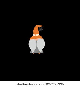 Halloween Gnome character design vector