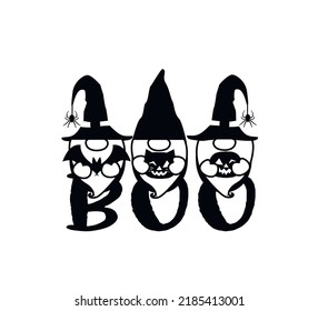 Halloween Gnome Vector Illustration. Happy Halloween.