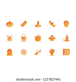 Halloween Gradient Icons