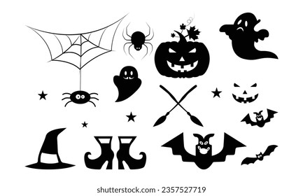 Halloween Graphic Creepy Clipart Art Design