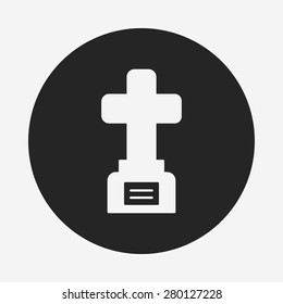 halloween grave icon