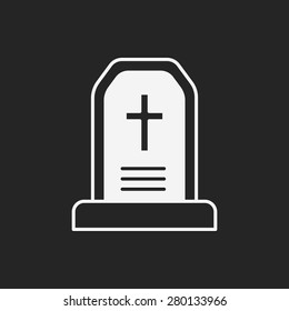 halloween grave icon