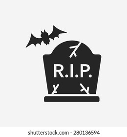 halloween grave icon