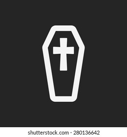 halloween grave icon
