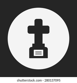 halloween grave icon