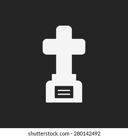 halloween grave icon