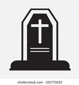 halloween grave icon