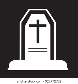 halloween grave icon