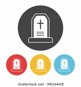 halloween grave icon