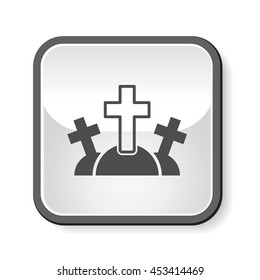 halloween grave icon