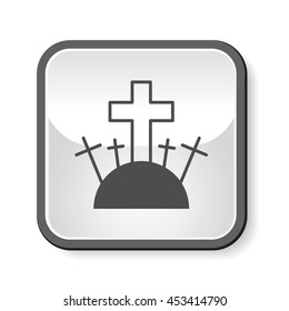 halloween grave icon