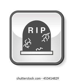 halloween grave icon