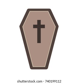 halloween grave stone icon