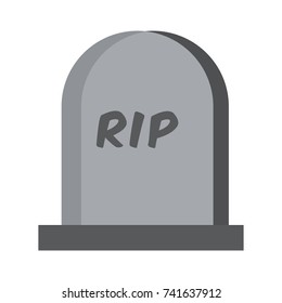 halloween grave stone icon