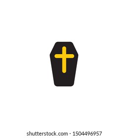 Halloween grave vector,icon on a white background