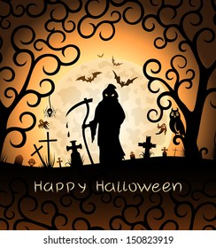 Halloween greeting card