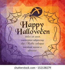 Halloween greeting card