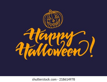 Halloween greeting card