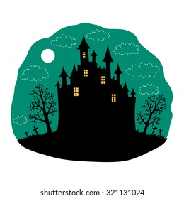 Halloween greeting card