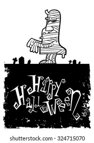 Halloween greeting card