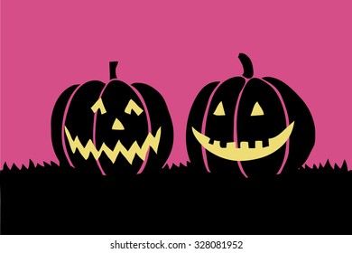 Halloween greeting card