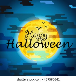 Tarjeta de saludo de Halloween.