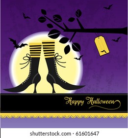 Halloween greeting card