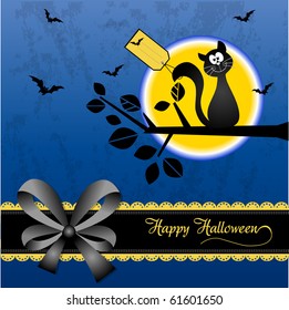 Halloween greeting card
