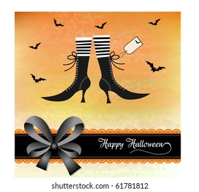Halloween greeting card