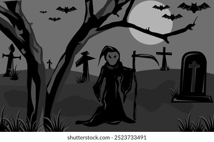 Halloween greeting card background wallpapers 