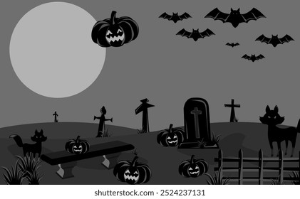Halloween greeting card background wallpapers 