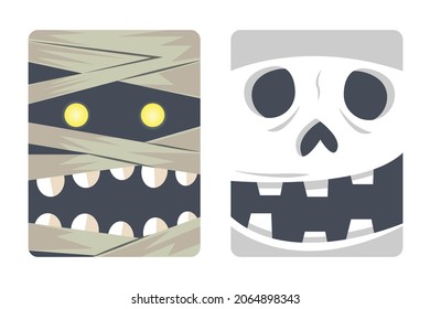 Halloween greeting card design 02