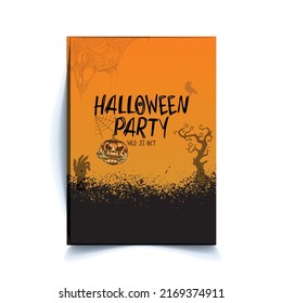 Halloween greeting card, poster, flyer etc for commercial use