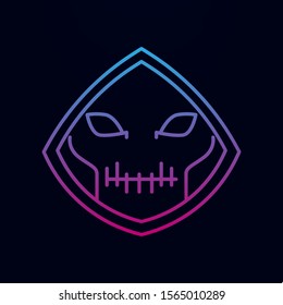 Halloween grim reaper nolan icon. Simple thin line, outline vector of halloween icons for ui and ux, website or mobile application